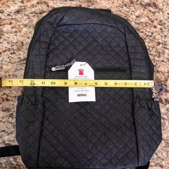 VERA BRADLEY (NEW IN PACKAGE) DENIM NAVY BACKPACK NWT - Picture 10 of 11